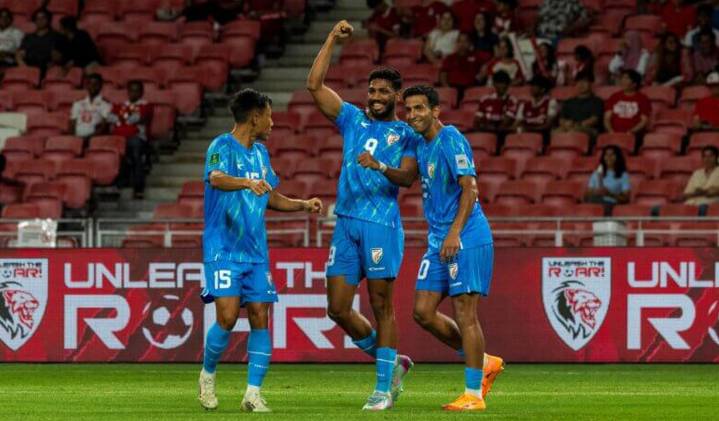 India force 1-1 draw against Singapore in AFC Asian Cup 2027 qualifiers