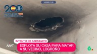 Detenido un hombre por causar una explosión en su casa con la intención de matar a su vecino en Logroño