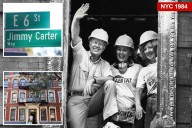 NYC street corner co-named ‘Jimmy Carter Way’ -- honoring former president for his help revamping this decrepit building