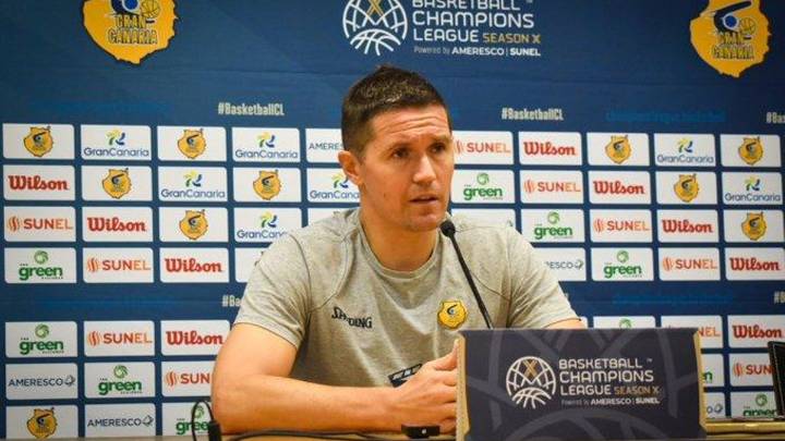 Jaka Lakovic, entrenador del CB Gran Canaria: "Espero que el equipo haya aprendido la lección del pasado sábado ante el Unicaja"