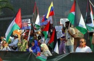Pueblo de Caracas alzó su voz frente a la ONU ante el genocidio israelí