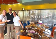 Los trabajadores del Grupo Anfi se vuelcan con una compañera tras sufrir un infarto