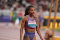Tara Davis-Woodhall Won at NYC Times Square Yet Has a Big Challenge for $60K Athlos Prize Tara Davis-Woodhall is about to face an unavoidable challenge at Athlos NYC 2025 despite securing a win at Tim