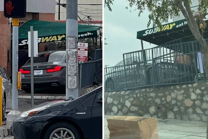 Hizo su propio autoservicio: Se impacta contra un Subway en El Paso