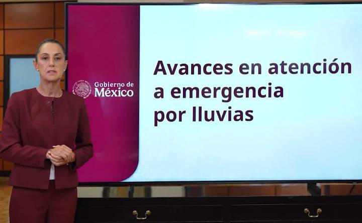 Sheinbaum anuncia fecha de entrega de apoyos a damnificados por lluvias
