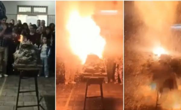 VIDEO. Conmoción en Pergamino: explotó un experimento en una feria de ciencias y una alumna lucha por su vida