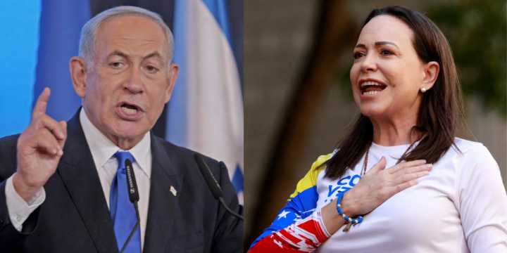 María Corina Machado conversó con Netanyahu y expresa respaldo a Israel en contexto de conflicto en Gaza