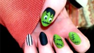 Uñas fáciles de hacer con diseño de monstruos para Halloween 2025