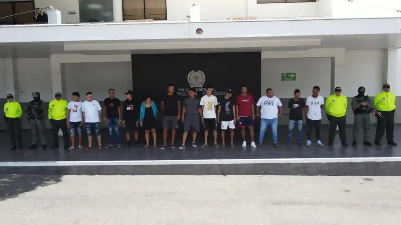‘El Patrón’, enlace directo del ‘Niño Guerrero’, cayó en Cúcuta con otros 17 miembros del Tren de Aragua