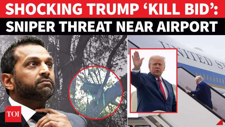 Trump Escapes ‘Sniper Threat’, Air Force 1 In ‘Line Of Sight’; FBI, Secret Service On ‘High Alert’