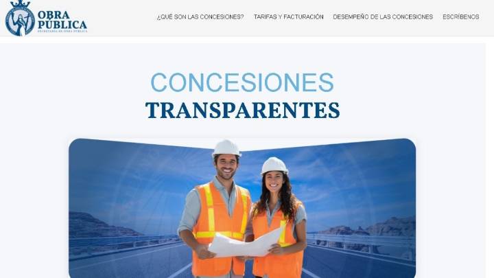 Libia García libera portal de concesiones carreteras e insiste: 'sin ellas, no habría apoyos'