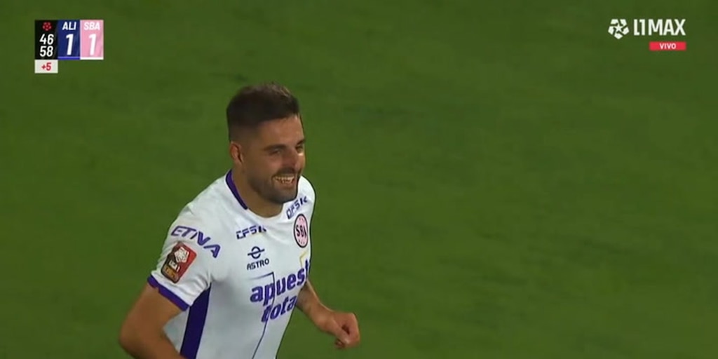 Gol de Luis Urruti para empate en Alianza Lima vs Sport Boys por Liga 1 2025