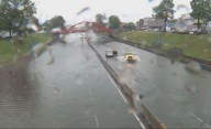 Tragedia en medio del temporal: un taxista murió descompensado en la General Paz