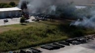 Small plane crashes into vehicles in Texas