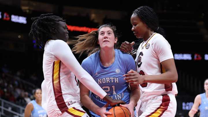 South Carolina women's basketball vs UNC photos