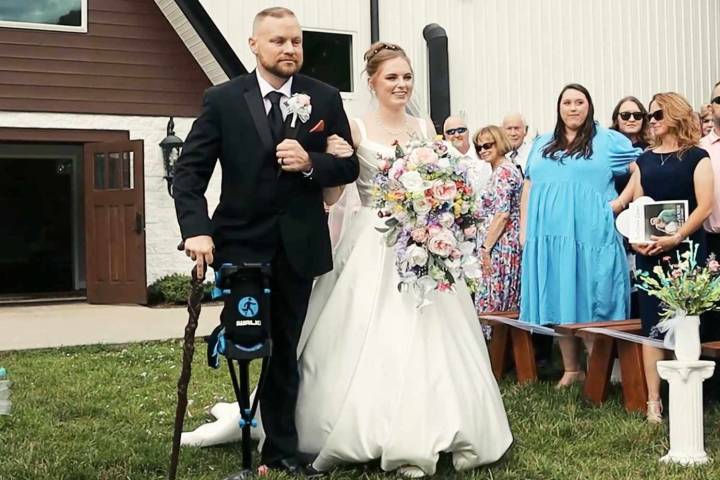 Dad Walks Daughter Down the Aisle After Learning How to Walk Again