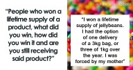 27 Stories Of ‘Lifetime Supply’ Winnings, From Wholesome To Sad