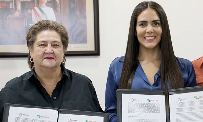 Firman convenio de colaboración Cecyte y Sipinna