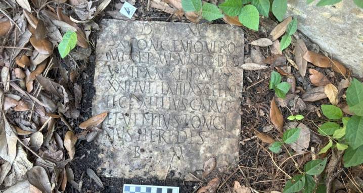 Ancient Roman Gravestone Found In New Orleans Backyard