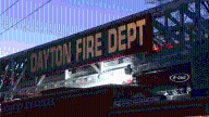 Heavy fire leaves Dayton house charred