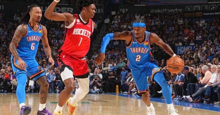 NBA Opening Night: OKC wins double-OT thriller against Rockets as they receive championship rings, Warriors topple Lakers