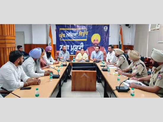 Chahal reviews Malwa Zone Anti-Drug Drive in Ferozepur [ FULL VIEW ]