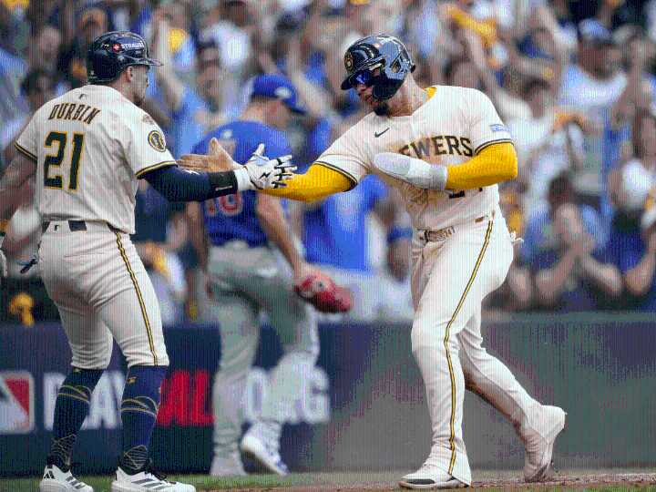 SDLN de MLB: Cerveceros de Milwaukee vence a Cachorros de Chicago con protagonismo de los Venezolanos Chourio y Contreras