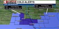 First freeze of the season possible for parts of Siouxland by early Wednesday morning