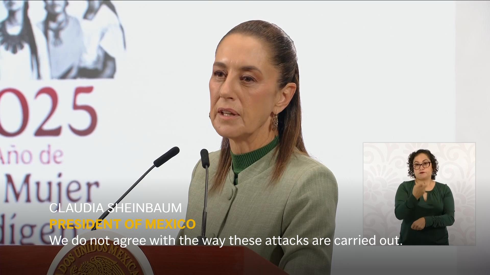 Mexico president asks FM to meet U.S. ambassador to discuss attacks on suspected drug boats