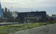 Brutal choque e incendio de camiones en ruta 9: hay cinco muertos