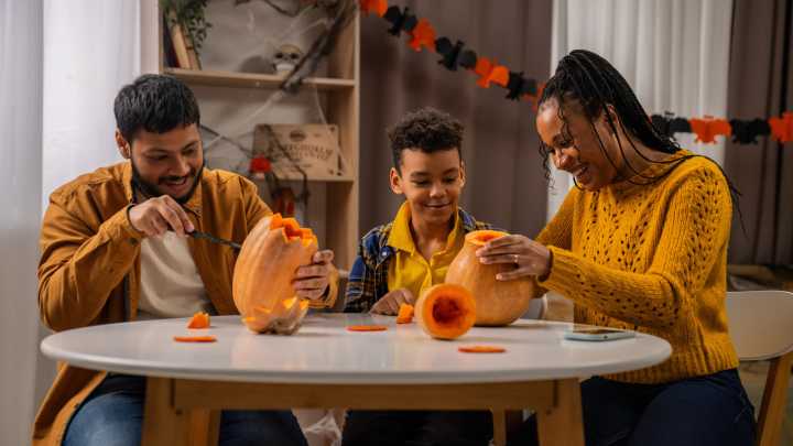 DIY Cute Fall Owl Decor Using Leftover Pumpkins
