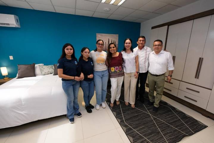 Presenta Mara Lezama nuevos laboratorios de la Universidad Politécnica de Bacalar, equipados con alta tecnología para la formación de las y los jóvenes
