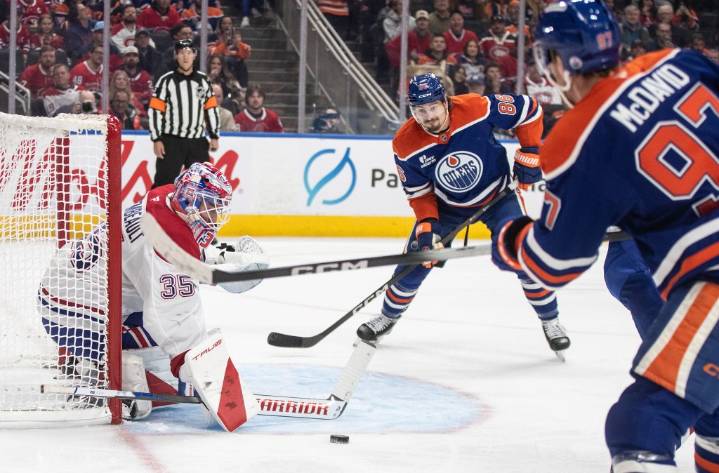 Podkolzin breaks tie with 1:09 left, Oilers rally to beat the Canadiens 6