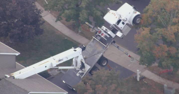 Crane moving hot tub topples over onto home in Hamilton Township, New Jersey