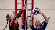 2025 IHSAA Class 2A Volleyball Sectional 48 action at Tecumseh High School