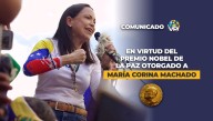Comunicado: VPItv felicita a María Corina Machado por el Premio Nobel de la Paz