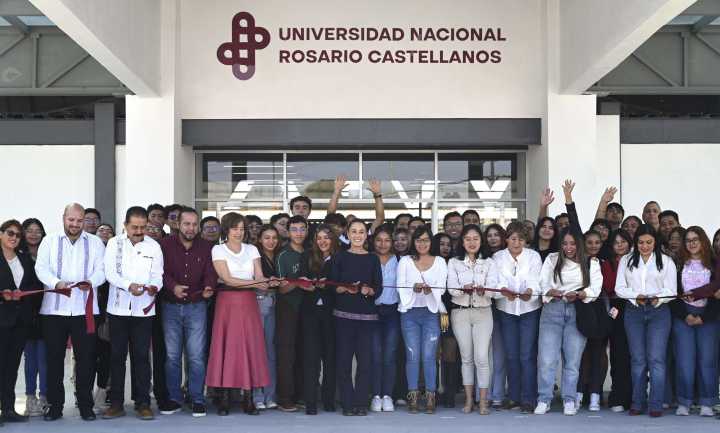 Sheinbaum inaugura Universidad Rosario Castellanos en Chalco y amplía oportunidades educativas