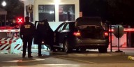 Man taken into custody after driving his car into security gate outside White House, authorities say