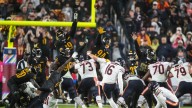 Commanders-Bears game today: Chicago Bears kicker Jake Moody kicks last-minute field goal to take down Washington Commanders 25