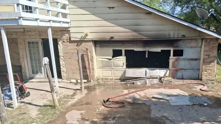 Fire damages Kennedy Davenport’s home