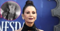 Catherine Zeta-Jones, 56, Scorches in Plunging Swimsuit While Sunbathing: Photo