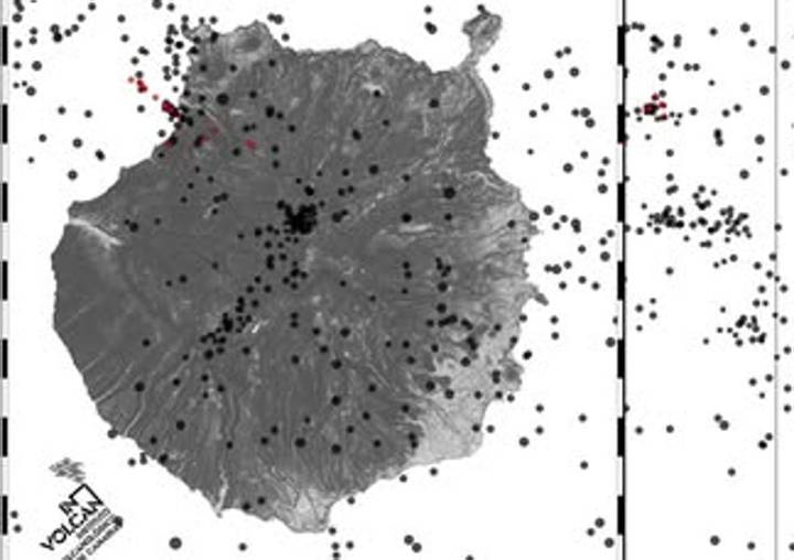 Enjambre sísmico en Agaete con más de una veintena de microsismos