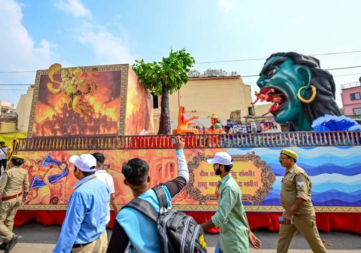 Deepotsav celebration begins with Ramayana-themed tableau procession in Ayodhya
