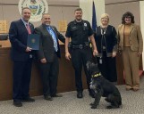 Deputy sheriff recognized for finding key evidence in search for missing man