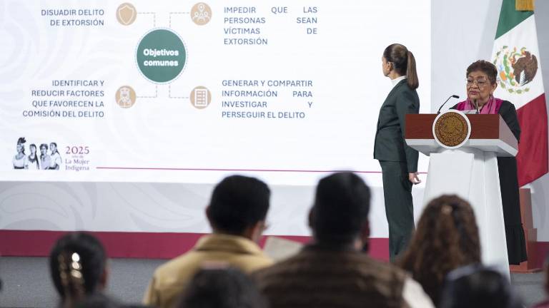 Sheinbaum enviará al Congreso iniciativa para que la extorsión se persiga de oficio y tenga penas de hasta 15 años