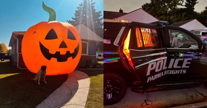 ¿El carruaje de Cenicienta? VIDEO: Policía de Ohio realiza peligrosa persecución... ¡de calabaza inflable!