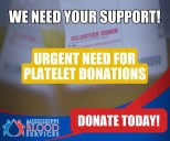 Mississippi Blood Services urgently calling for platelet donors