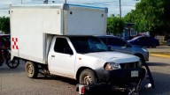 Choque entre camioneta y motocicleta deja una persona herida en Las Mañanitas, en Mazatlán