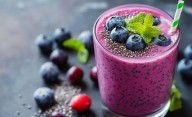 17 gramos de proteína: receta de smoothie de frutos rojos