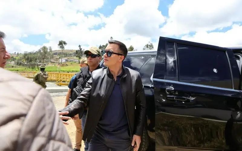Detienen a 5 personas tras presunto intento de magnicidio contra el presidente ecuatoriano Daniel Noboa